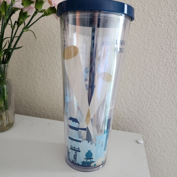 STARBUCKS Universal Studios Hollywood  tumbler with straw - Picture 5 of 6